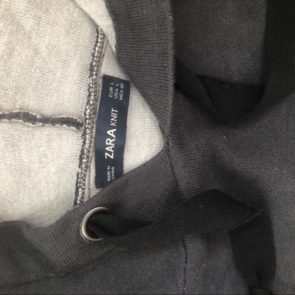 Zara Cropped Sweatshirt NWOT - Picture 4 of 4